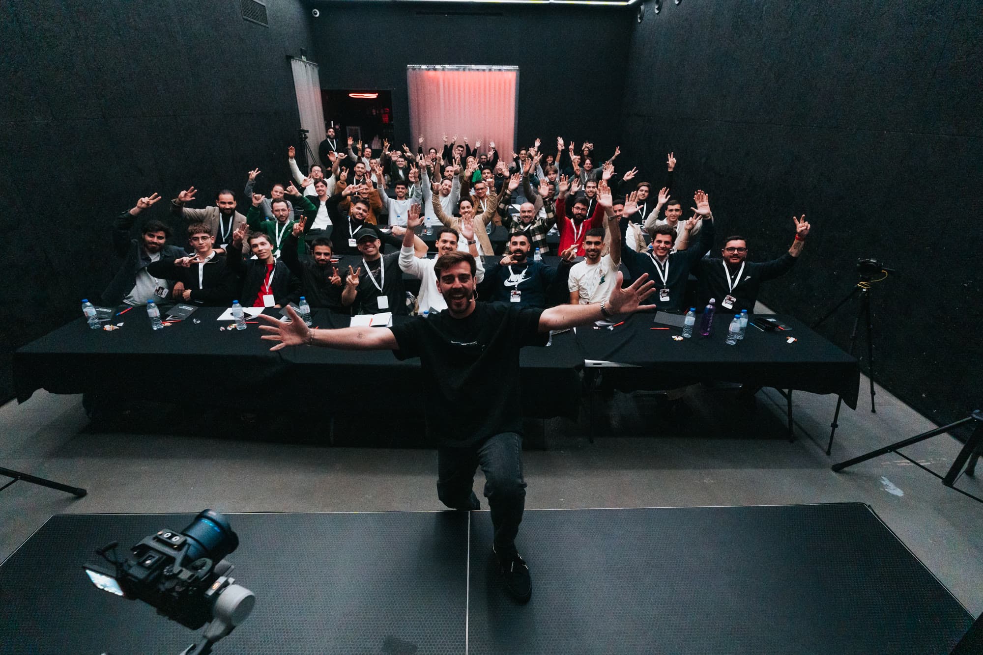 Evento presencial da SeagUp com a turma